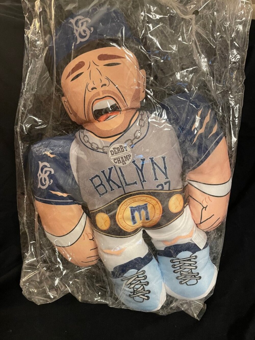 2021 Brooklyn Cyclones Pete Alonso  SGA Derby Champ WWE Wrestling Buddy Plush